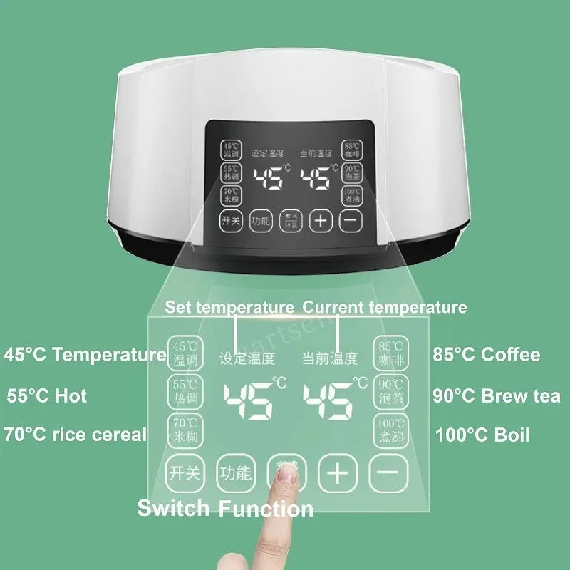 1.3L Infant Thermostatic Milk Regulator Kettle Hot Water Smart Insulation Pot Automatic Milk Warming Warm Milk Powder GL41