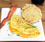 BACON AND SAUSAGE OMELET